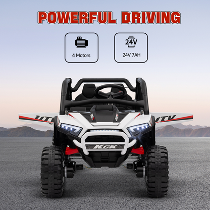 AIYAPLAY 2-Seater 24V Ride-On Truck