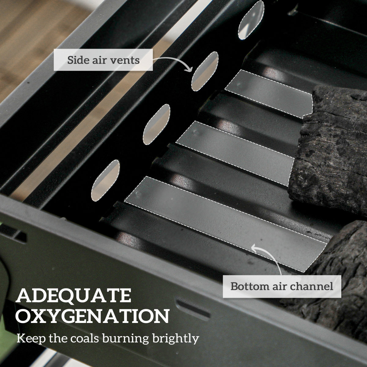 Portable Charcoal Grill Compact