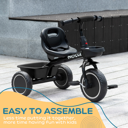 AIYAPLAY Kids Trike for 2 to 5 Years with Adjustable Seat