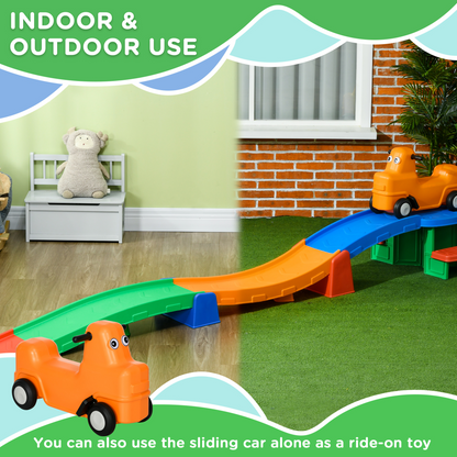 Up & Down Kids Roller Coaster with Non-Slip Steps (Ages 2-5)