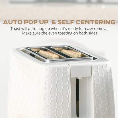 Stylish Kettle & Toaster Combo: 1.7L Rapid Boil & 2-Slice Perfection