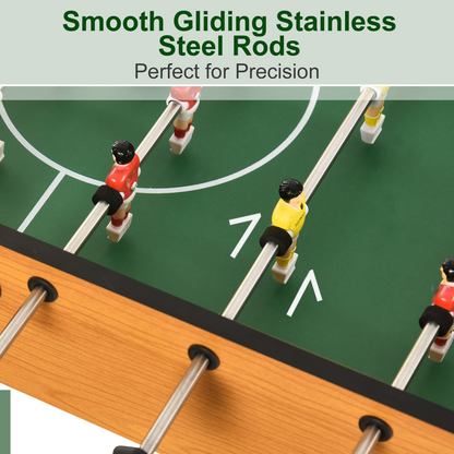 Foldable Foosball Table - Mini Soccer Game for Home, Family