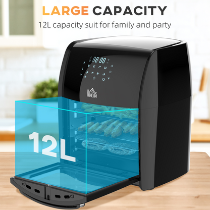12L 8-in-1 Air Fryer Oven - Healthier Cooking Made Easy!