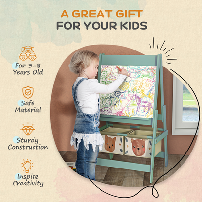 AIYAPLAY Kids 3-in-1 Art Easel