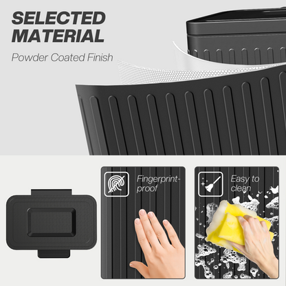 40L Dual Pedal Bin with Soft-Close Lid - Efficient Waste Management