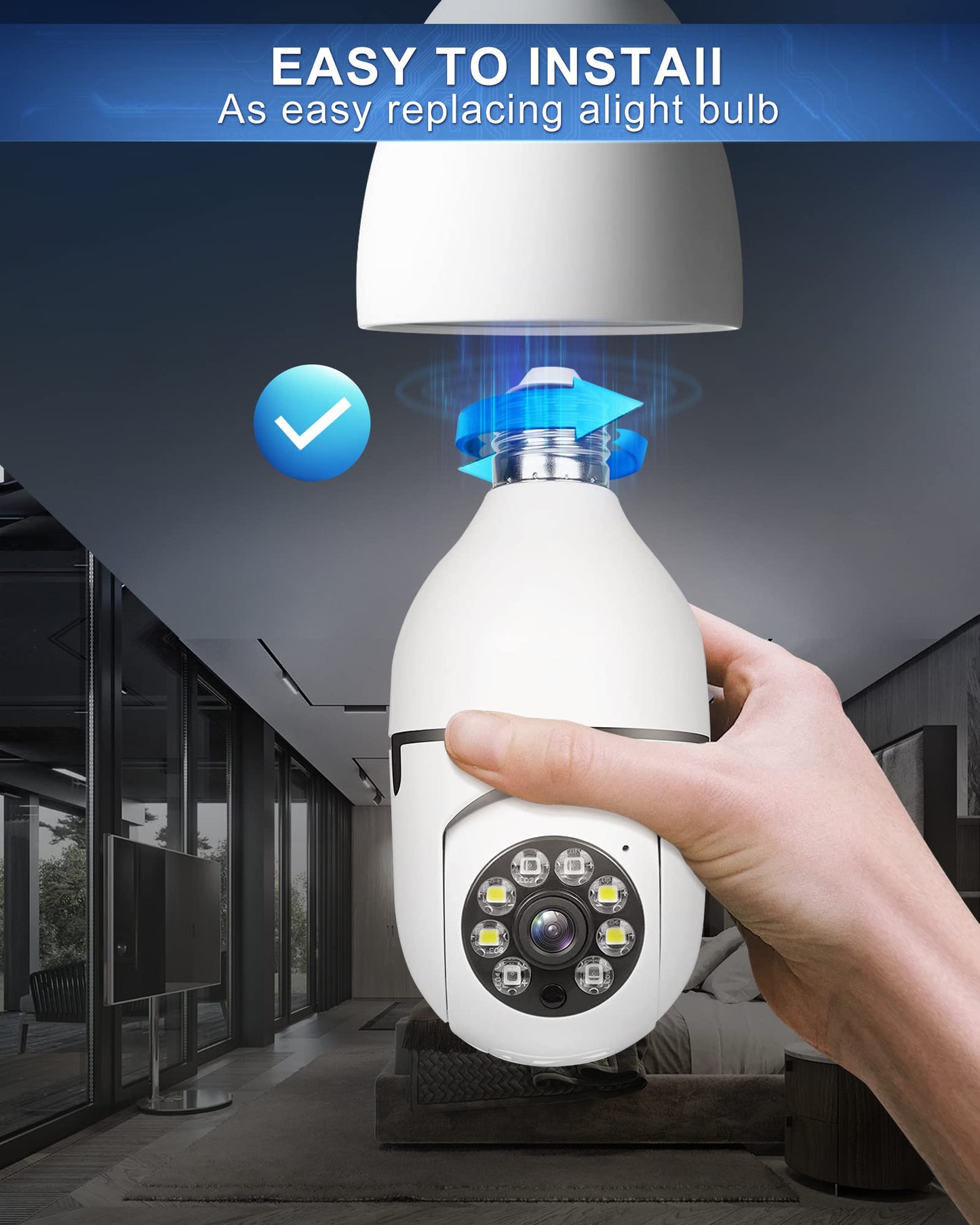 LitLamp™ 360° Lamp Bulb Camera