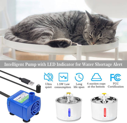 Cat Water fountain - Automatic waterfall For Cat And Dog Easy Drinking