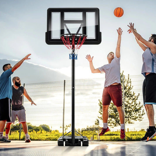 135-305Cm Adjustable Basketball Hoop System with 2 Nets