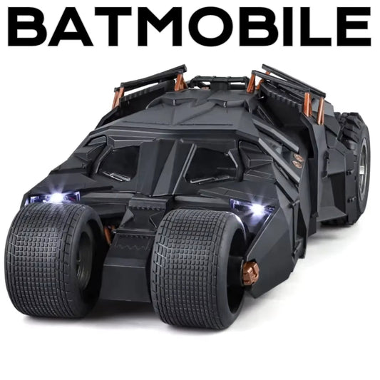 1:18 Batmobile Car Model Toy the Dark Knight Trilogy Sound Light Sliding Spray Alloy Vehicle Models