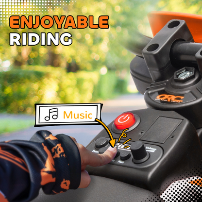 AIYAPLAY 12V Kids Electric Motorbike with Music