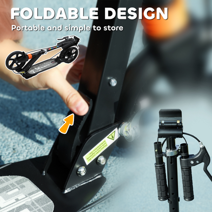 AIYAPLAY Foldable Kids Scooter for Ages 6-12