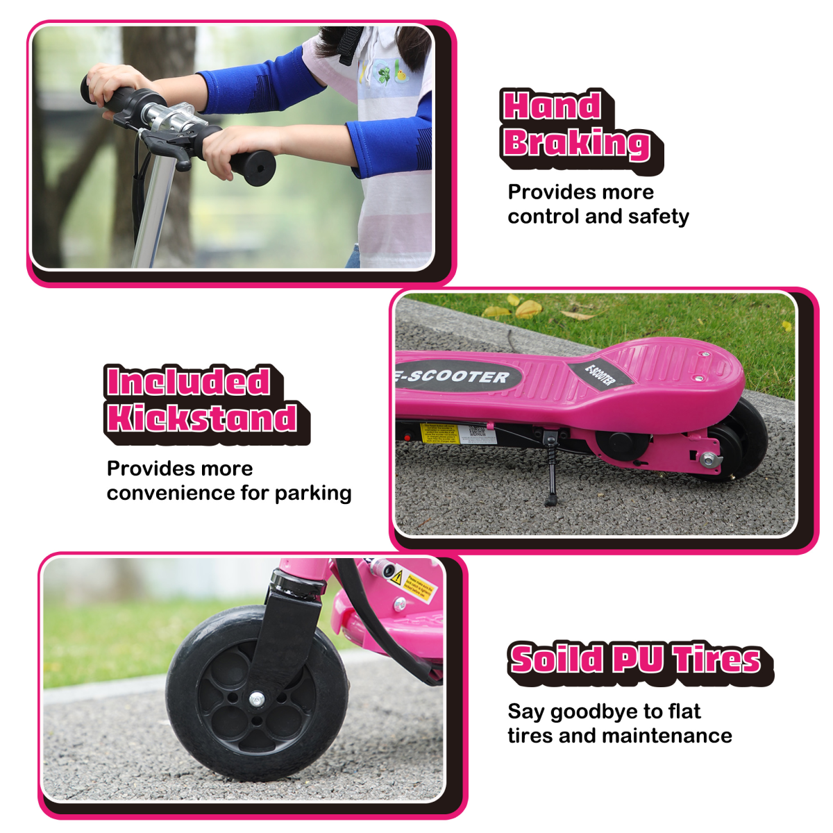 Folding Kids Electric Scooter for 7-14