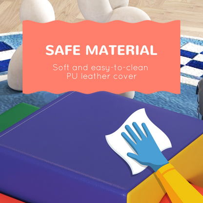 4-Piece Soft Play Set With Safe Foam Blocks for Toddler