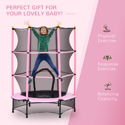 Ultimate 4.6FT Kids Trampoline with Safety Net