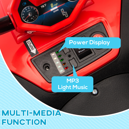 AIYAPLAY 12V Kids Electric Quad Bike