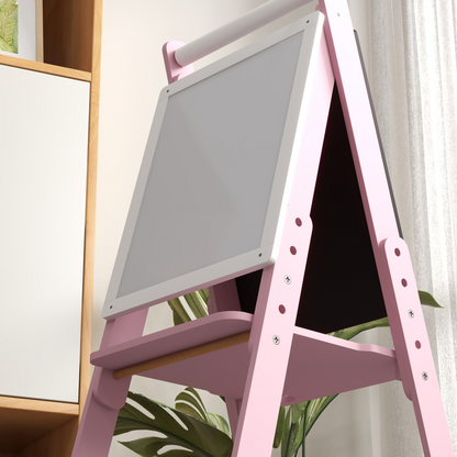 Double-Sided Kids Art Easel with Paper Roll