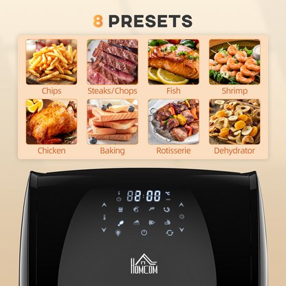 12L 8-in-1 Air Fryer Oven - Healthier Cooking Made Easy!
