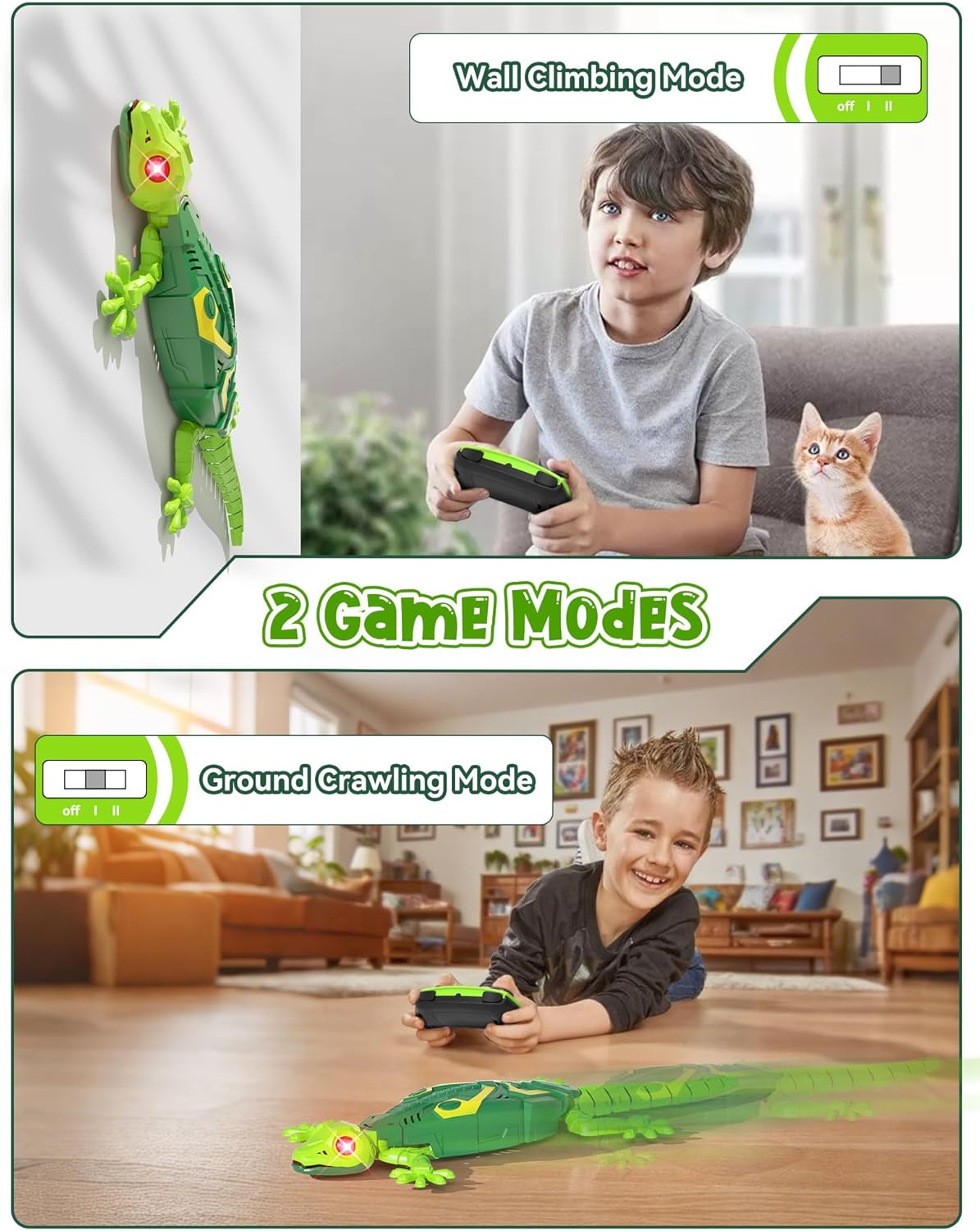 GeckGo!™️ - Wall Climbing RC Lizard