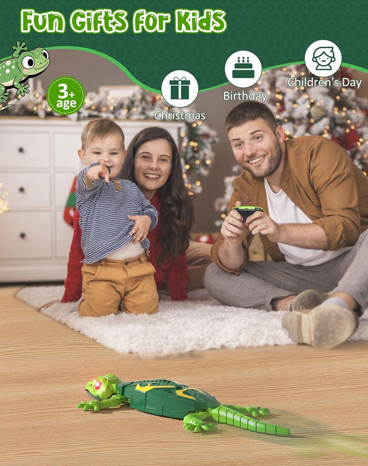 GeckGo!™️ - Wall Climbing RC Lizard
