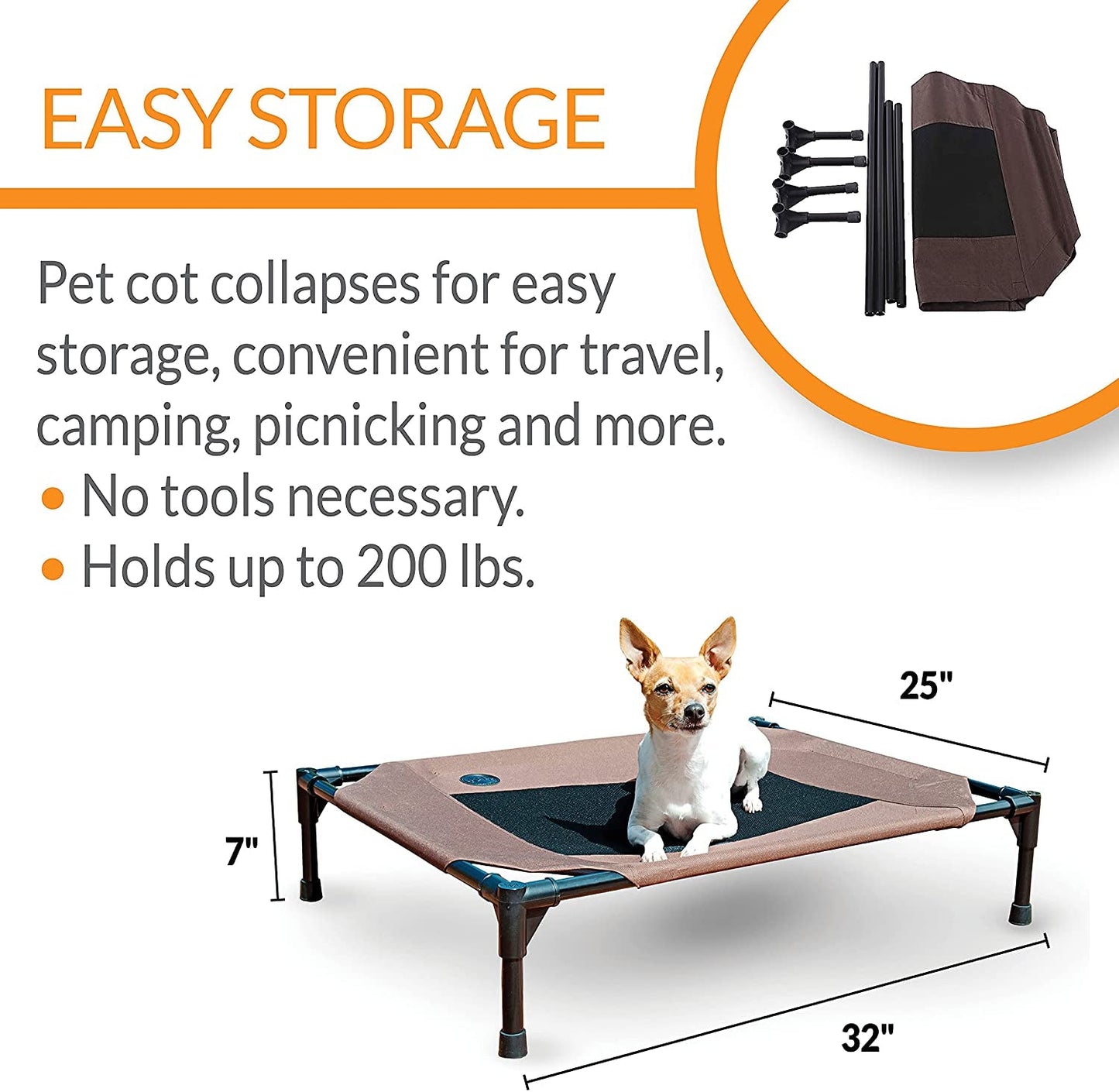Dog Cot Bed: Elevated Dog Bed Cot Large And Extra Large