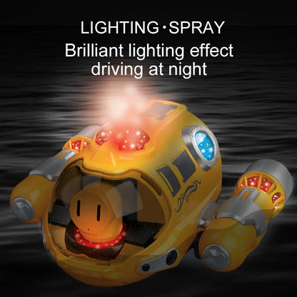 2.4GHz Waterproof Remote Control Motorboat - Perfect RC Steamboat Toy for Kids