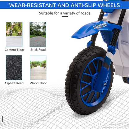 Blue 12V Kids Electric Motorbike