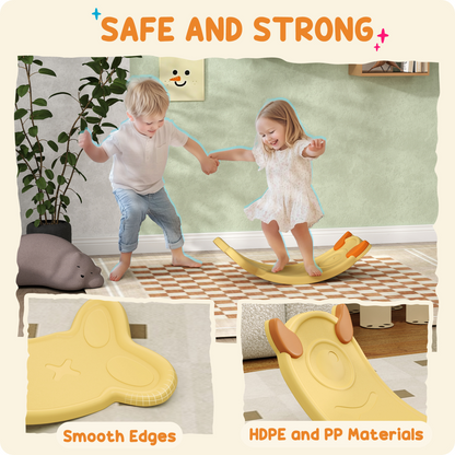 AIYAPLAY Kids Balance Board - Yellow