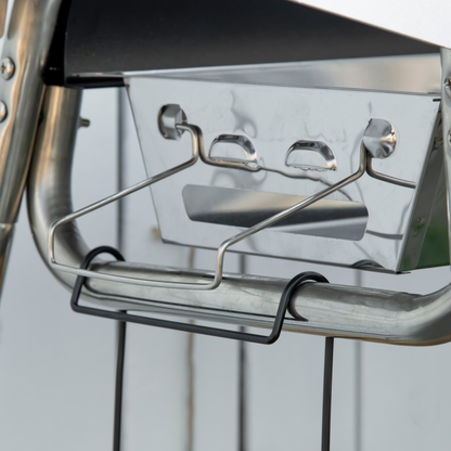 Portable Charcoal BBQ Grill & Griddle