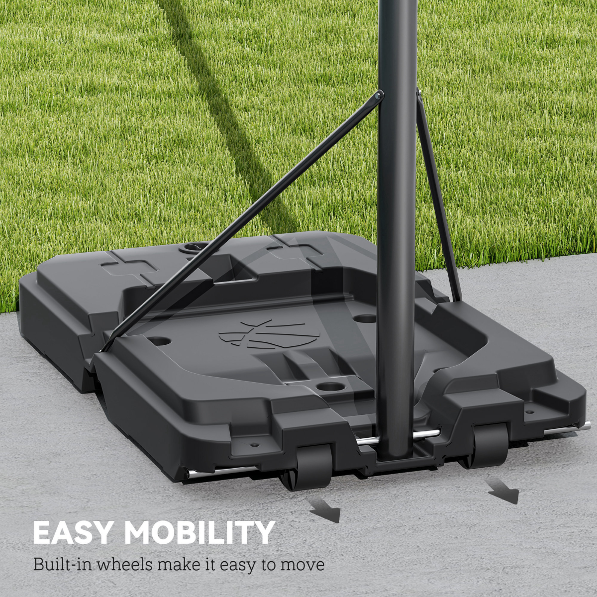 SPORTNOW Adjustable Portable Basketball Hoop