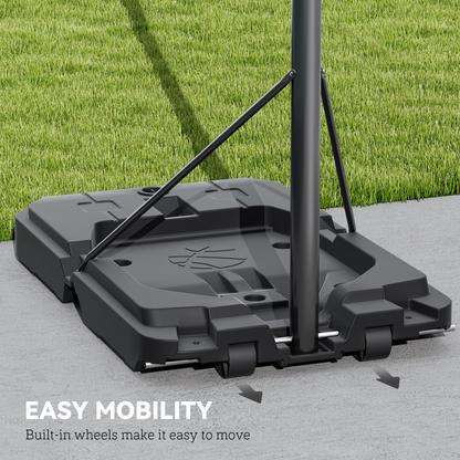 SPORTNOW Adjustable Portable Basketball Hoop