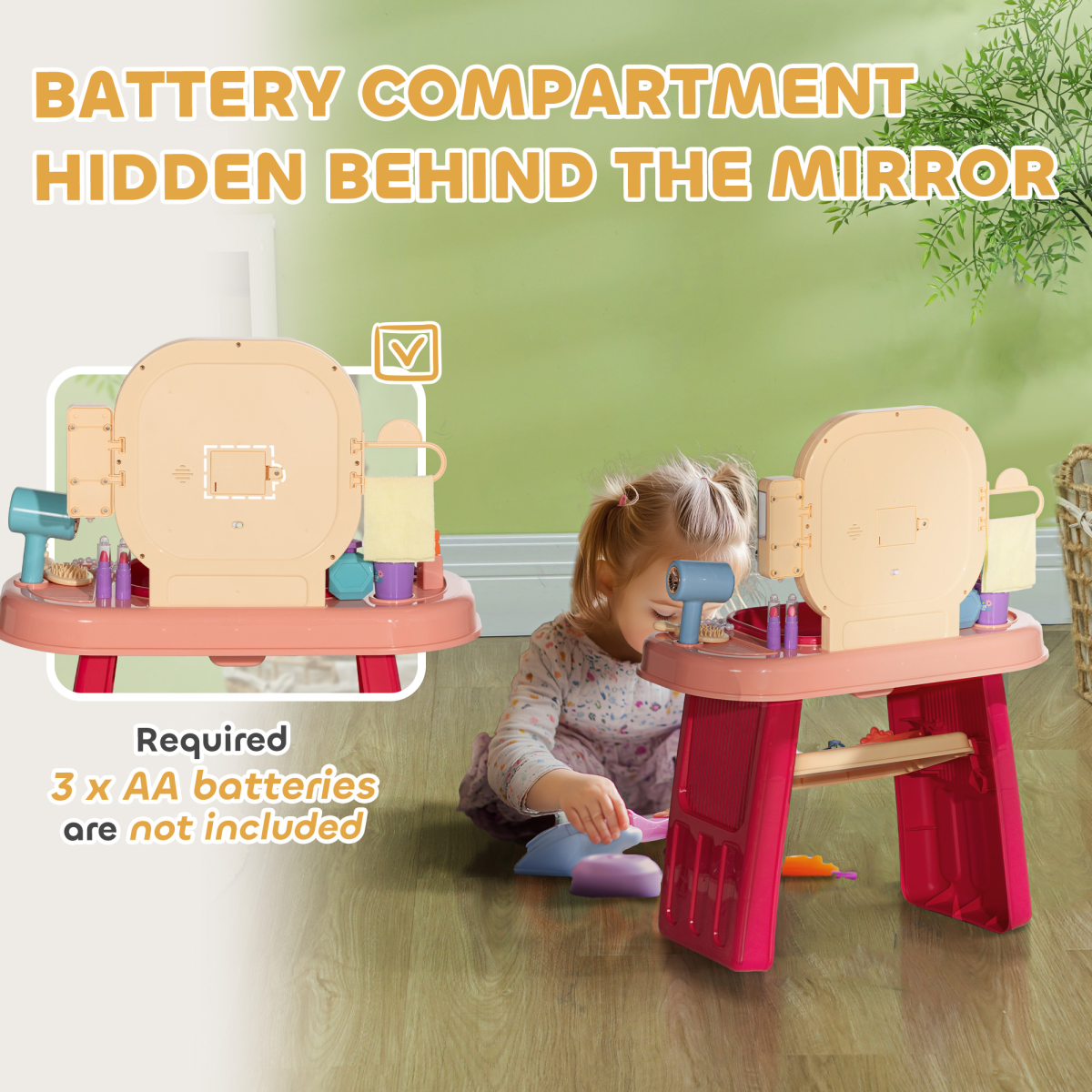 AIYAPLAY Magical Kids Dressing Table
