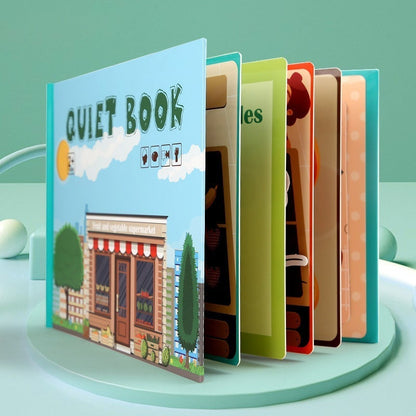 Busy Book For Kids: Montessori Educational Toys To Develop Learning Skills