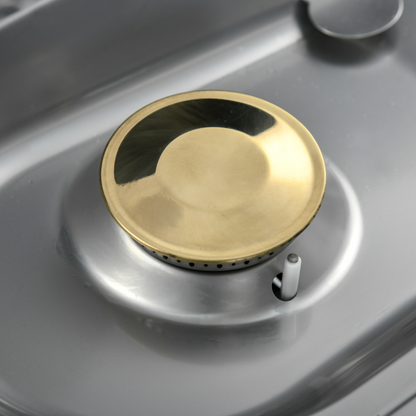 Portable 2-Burner Gas BBQ Grill with Piezo Ignition