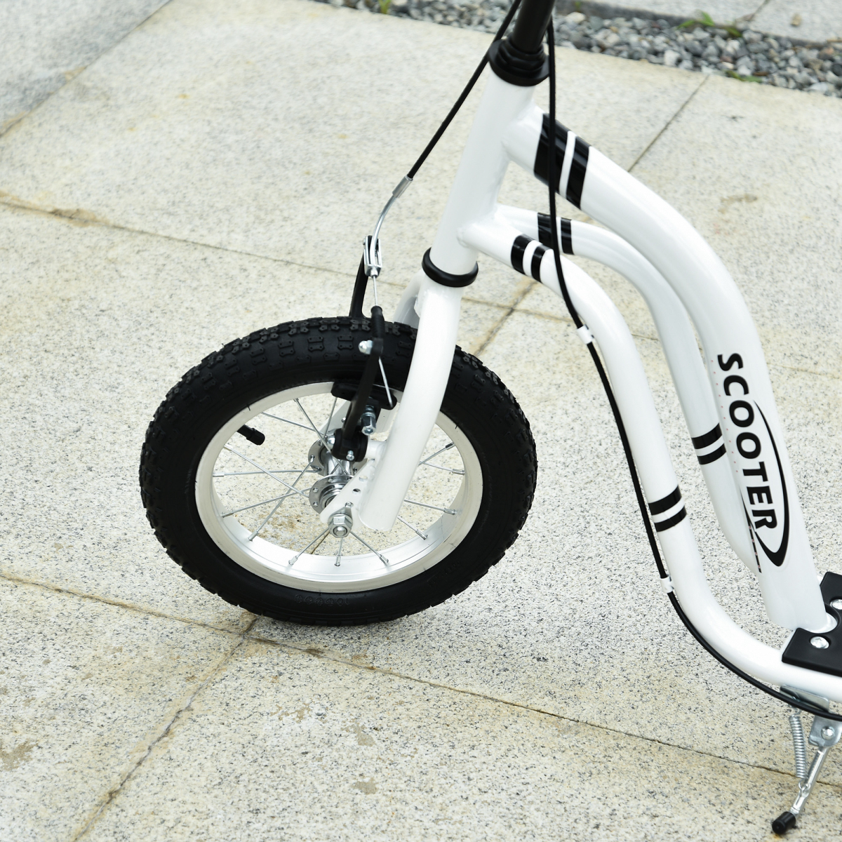 Adjustable Kids Stunt Scooter with 12" Wheels & Dual Brakes