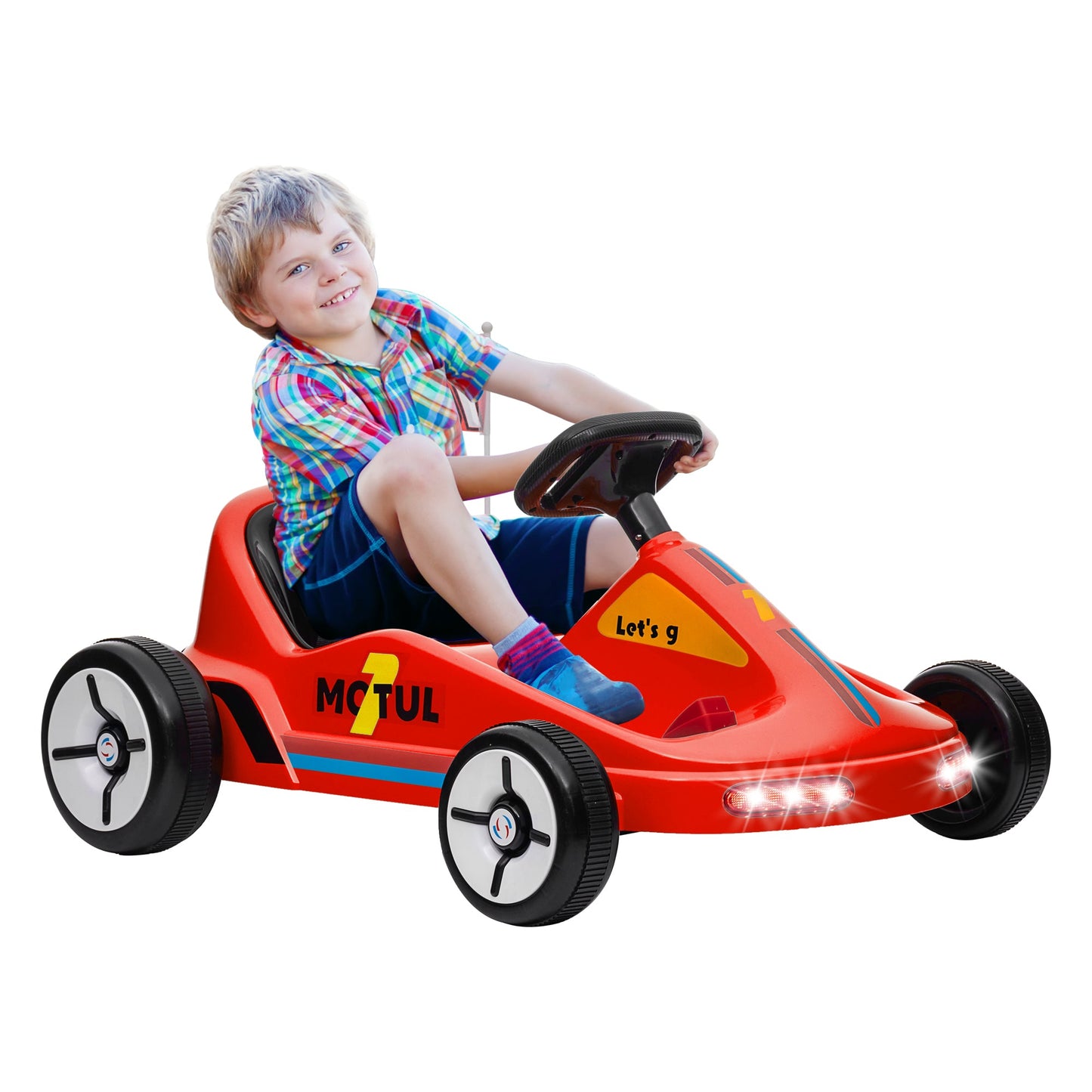 AIYAPLAY Go Kart Racing for Kids 3-5 with Music
