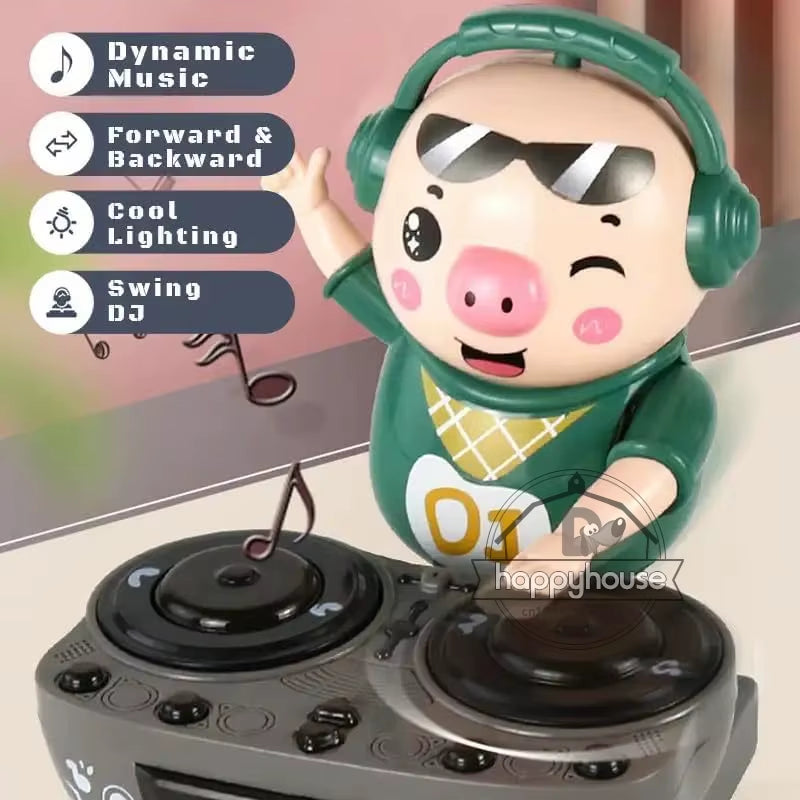 Interactive LED Dancing Pig Toy with Music - Perfect for Kids!