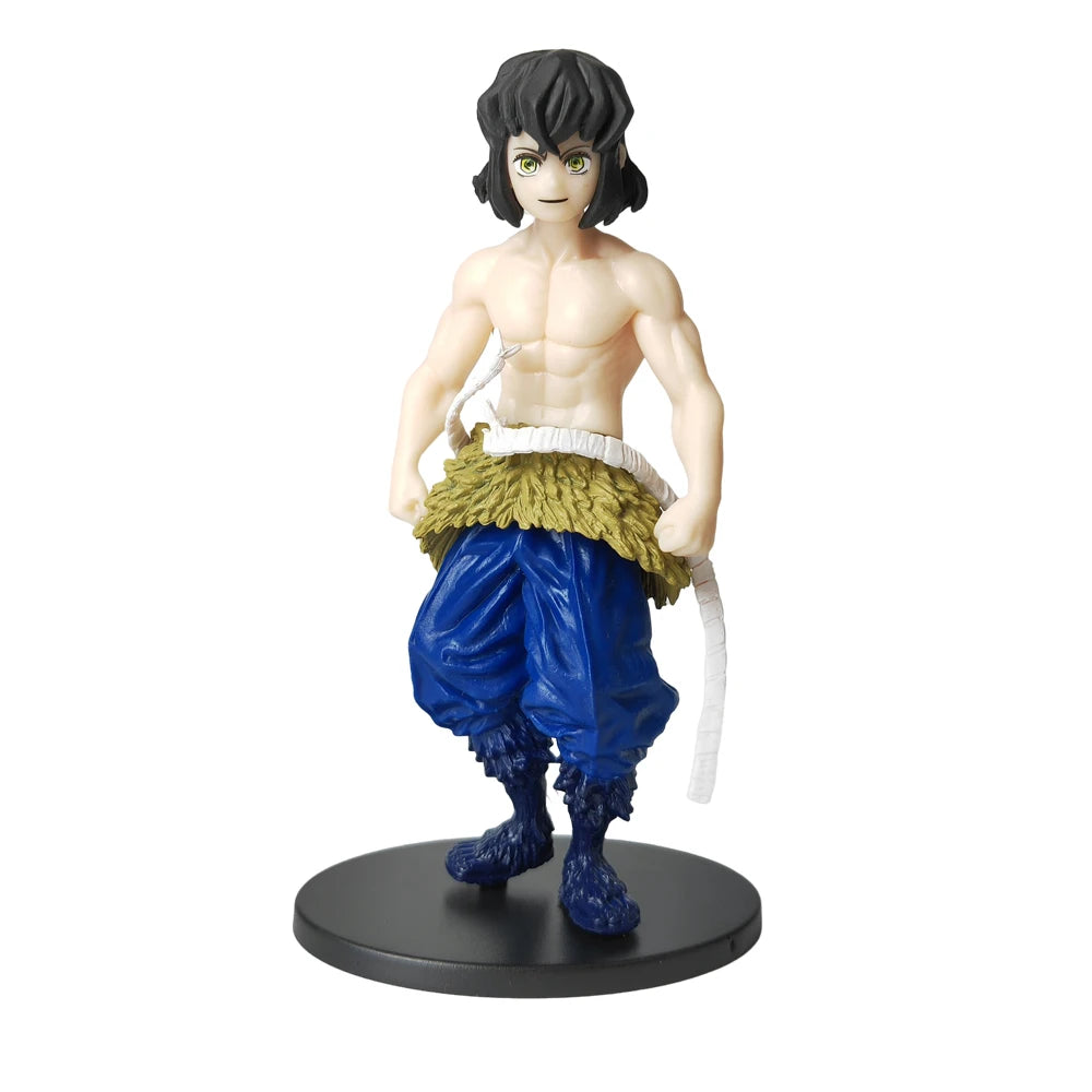 Ultimate Anime Demon Slayer Action Figures Set - Kamado Tanjirou, Nezuko, Zenitsu & Inosuke PVC Collectibles