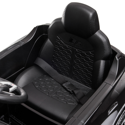 Audi RS Q8 6V Kids Electric Ride On Car Toy w/ Remote USB MP3 Bluetooth Black