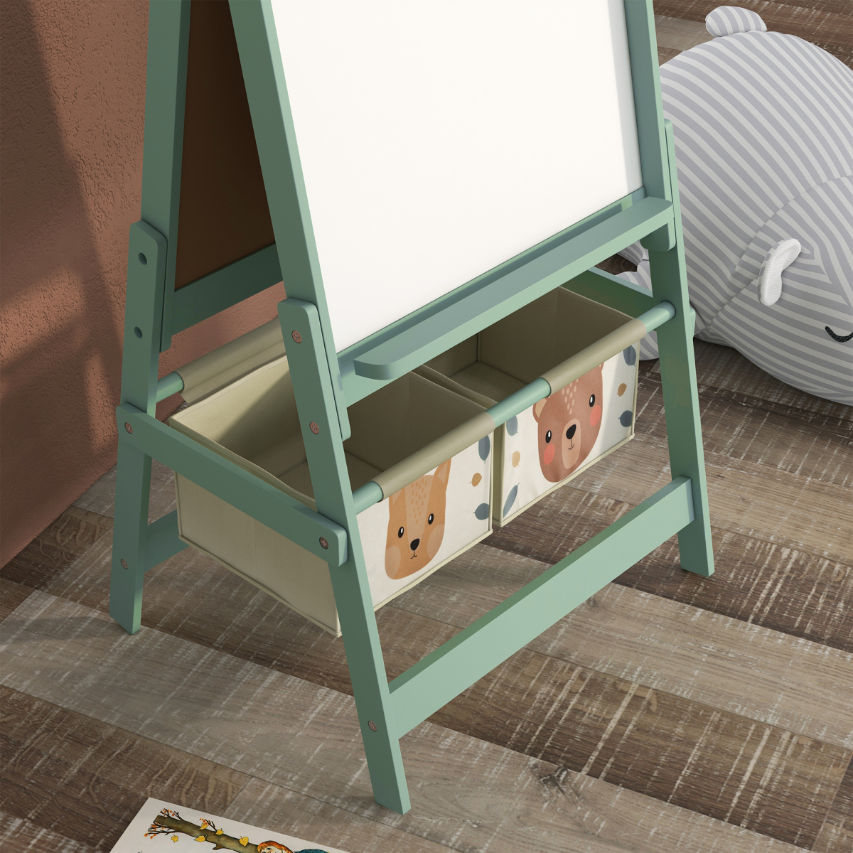 AIYAPLAY Kids 3-in-1 Art Easel