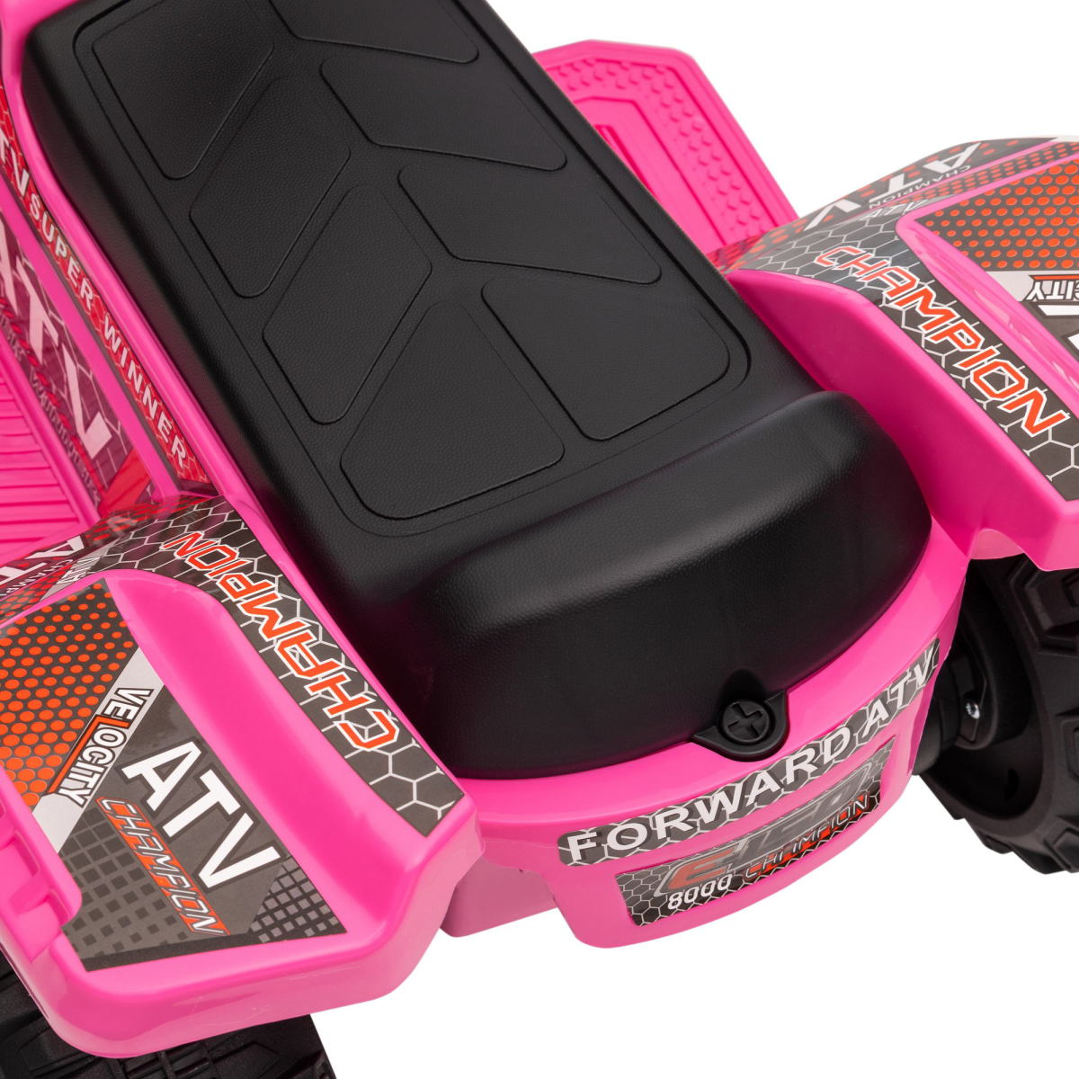 Kids Ride-on Four Wheeler ATV Car with Music for 18-36 months Pink