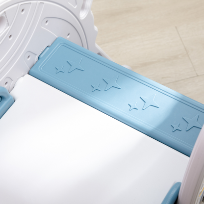 AIYAPLAY Space-Themed Baby Slide - Freestanding 1.5-3Y, Blue