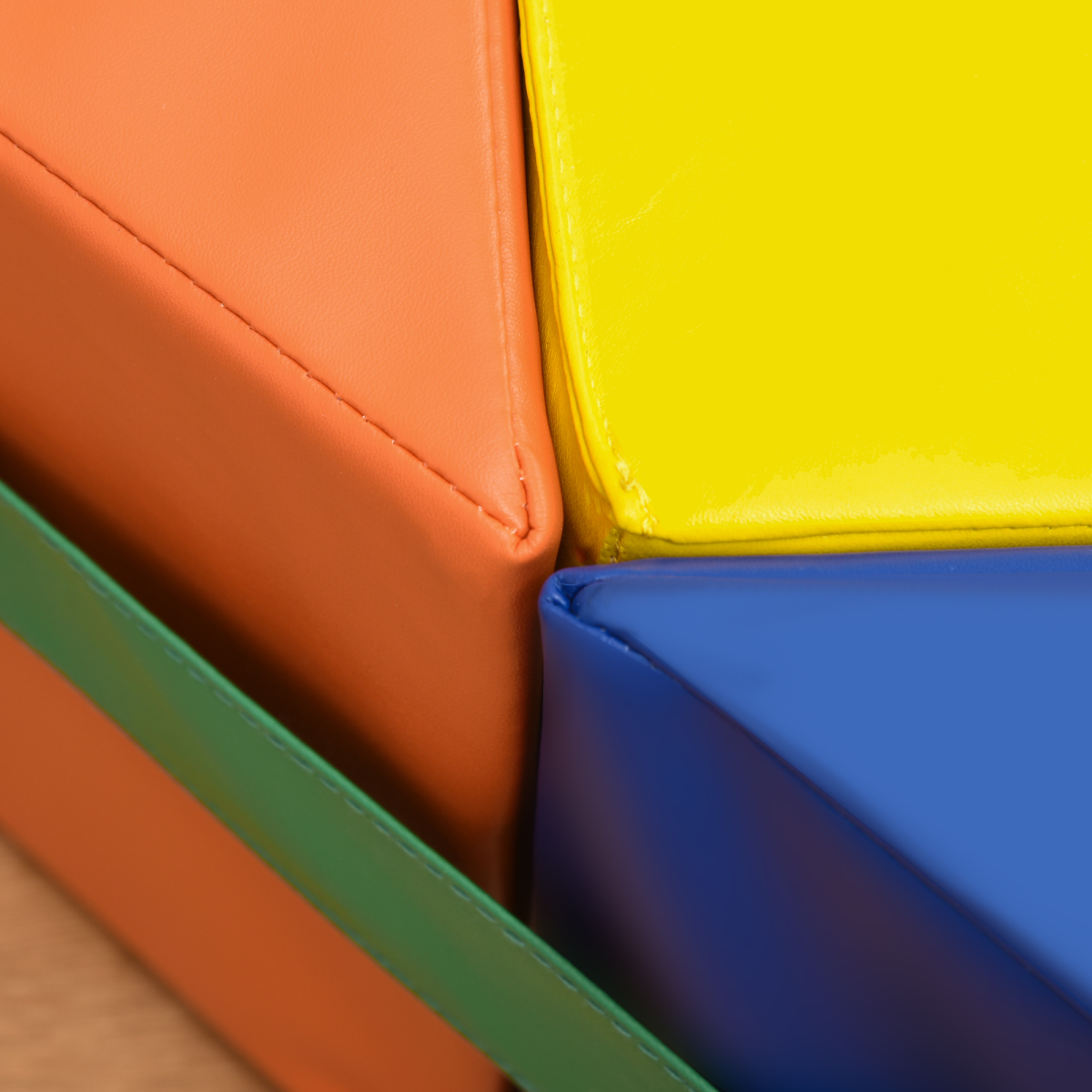 Colorful 7-Piece Soft Foam Puzzle Blocks Set