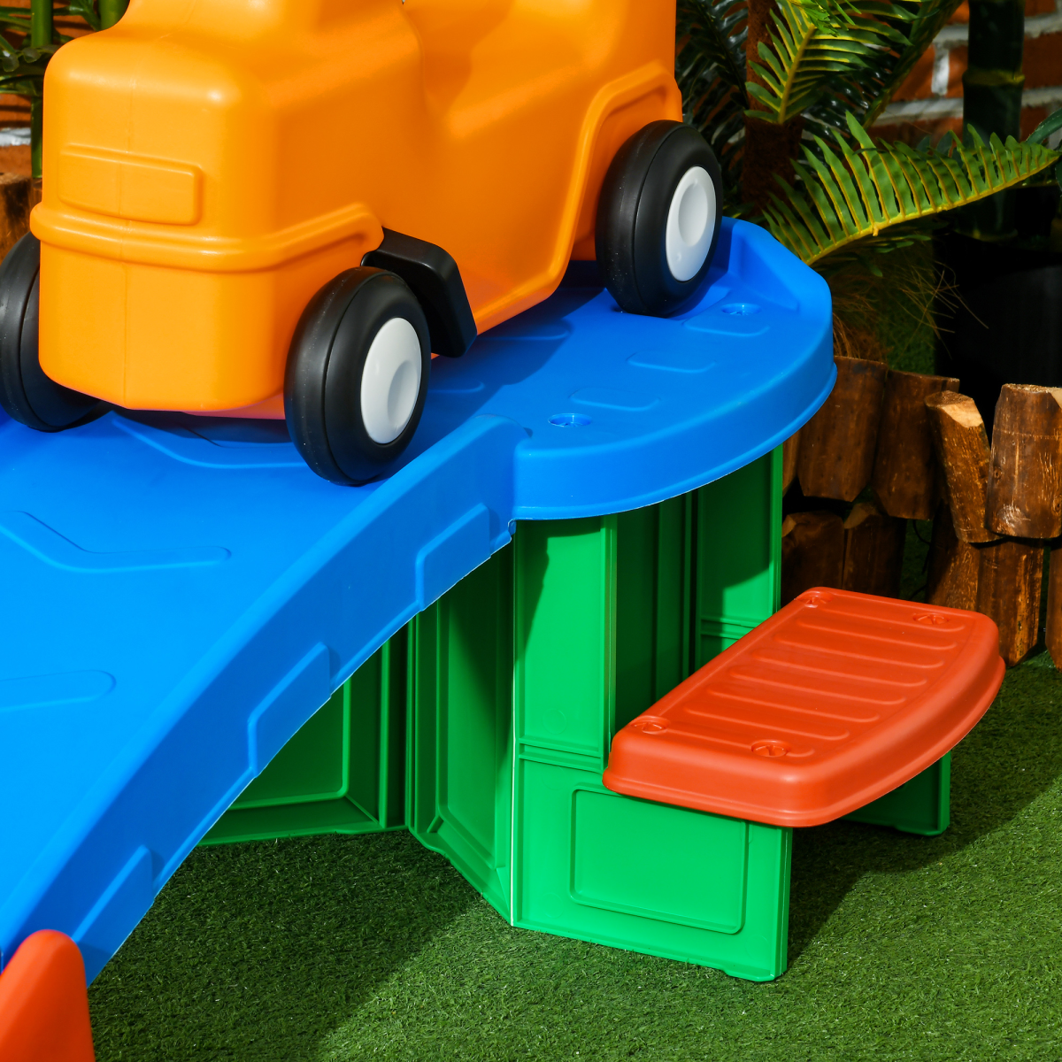 Up & Down Kids Roller Coaster with Non-Slip Steps (Ages 2-5)