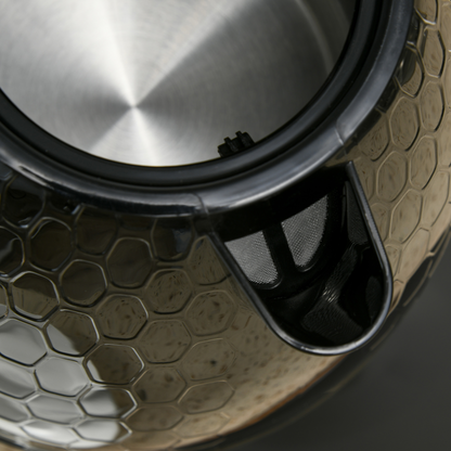 Stylish Black Kettle & Toaster Set - Rapid Boil & Perfectly Toasted!