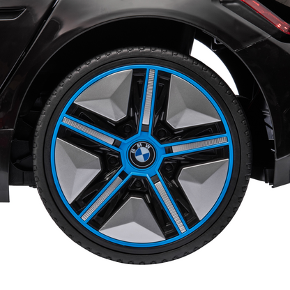 BMW i4 Kids Electric Ride-On 12V - Stylish Black Ride for Young Adventurers!