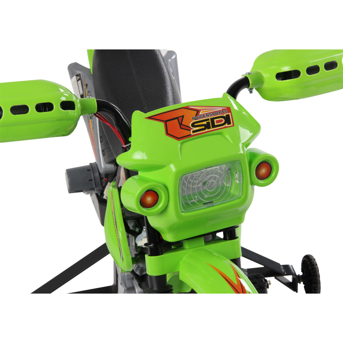 Adventure Green 6V Electric Motorbike for Kids Ages 3-6