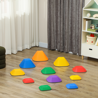 AIYAPLAY Colorful Balance Stepping Stones for Kids 3-8 Years