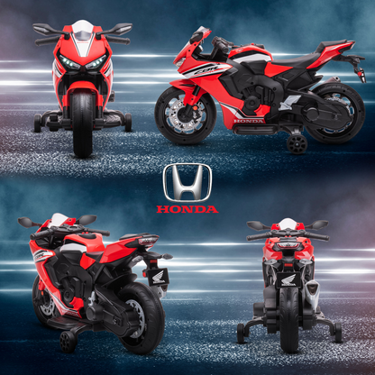 Honda 6V Kids Electric Motorbike Ride-On for Ages 3-5 - Red