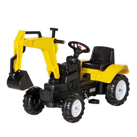 Pedal Power Kids' Ride-On Digger