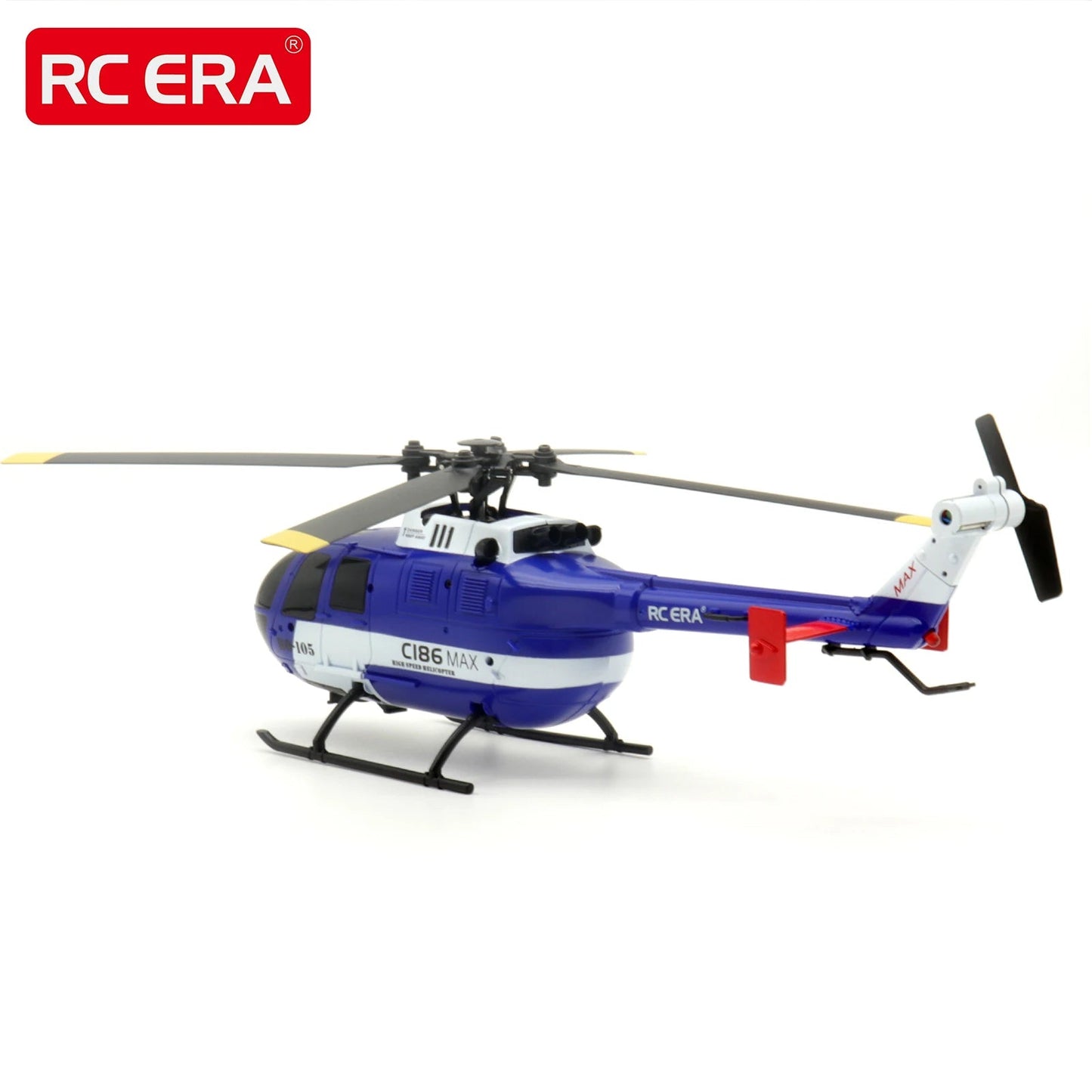 C186 MAX BO105 Gyro-Stabilized 4CH RC Helicopter for Adults - Ultimate Remote Control Experience!